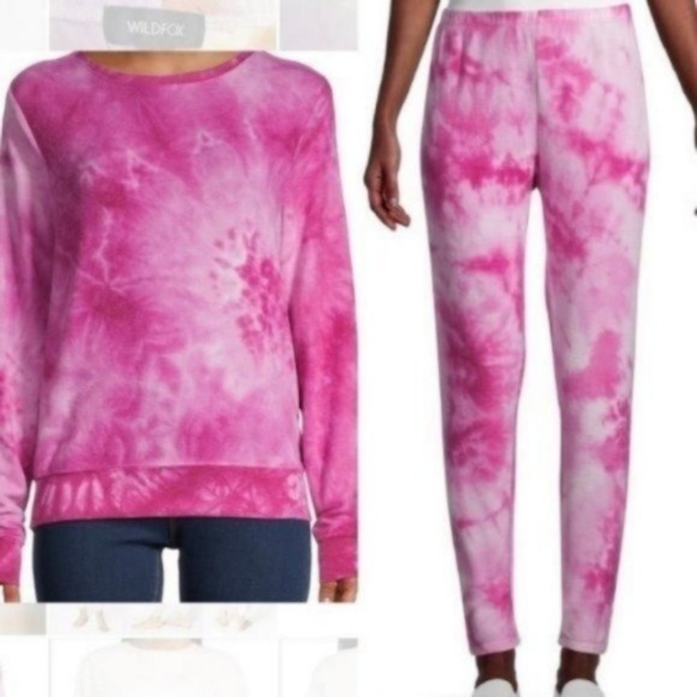 Wildfox Love Potion Tie Dye Sweatsuit Set Size S